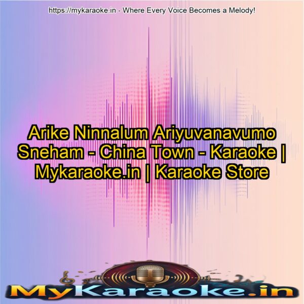 Arike Ninnalum Ariyuvanavumo Sneham - China Town - Karaoke | Mykaraoke.in | Karaoke Store