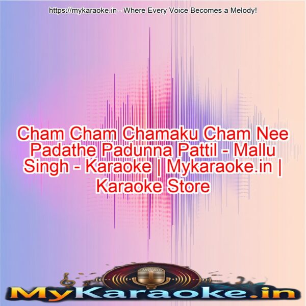 Cham Cham Chamaku Cham Nee Padathe Padunna Pattil - Mallu Singh - Karaoke | Mykaraoke.in | Karaoke Store