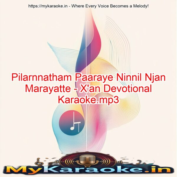 Pilarnnatham Paaraye  Ninnil Njan  Marayatte - X'an Devotional Karaoke.mp3