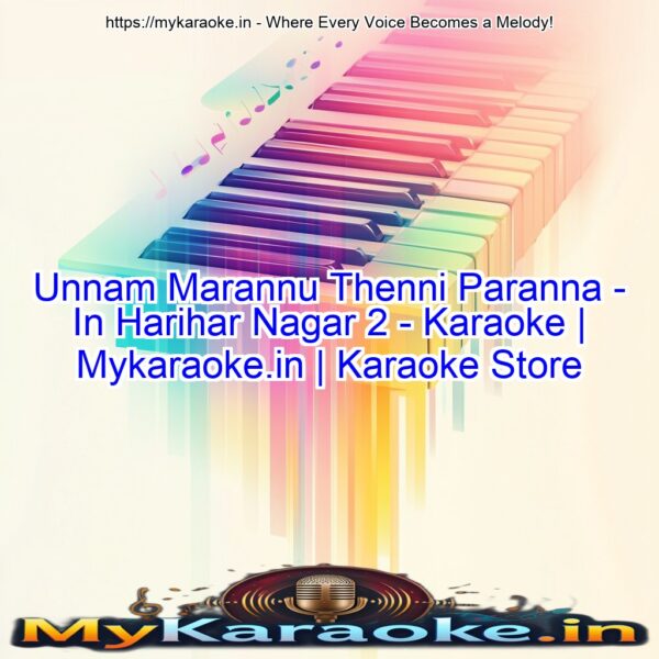 Unnam Marannu Thenni Paranna - In Harihar Nagar 2 - Karaoke | Mykaraoke.in | Karaoke Store