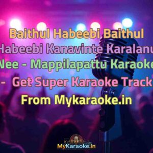 Baithul Habeebi Baithul Habeebi Kanavinte Karalanu Nee - Mappilapattu  Karaoke - Get Super Karaoke Track from Mykaraoke.in