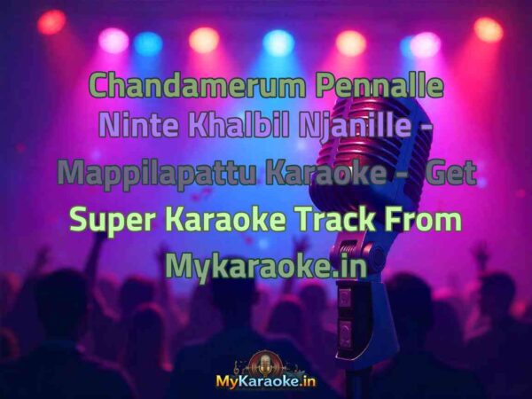 Chandamerum Pennalle Ninte Khalbil Njanille - Mappilapattu  Karaoke - Get Super Karaoke Track from Mykaraoke.in