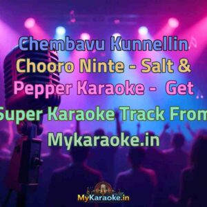 Chembavu Kunnellin Chooro Ninte - Salt & Pepper  Karaoke - Get Super Karaoke Track from Mykaraoke.in