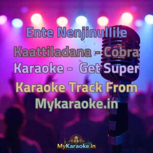 Ente Nenjinullile Kaattiladana - Cobra  Karaoke - Get Super Karaoke Track from Mykaraoke.in