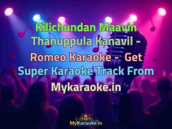 Kilichundan Maavin Thanuppula Kanavil - Romeo  Karaoke - Get Super Karaoke Track from Mykaraoke.in