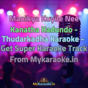 Manikya Kuyile Nee Kanatha Kadundo - Thudarkadha  Karaoke - Get Super Karaoke Track from Mykaraoke.in