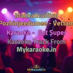 Mazhathullikal Pozhinjeedumee - Vettam  Karaoke - Get Super Karaoke Track from Mykaraoke.in