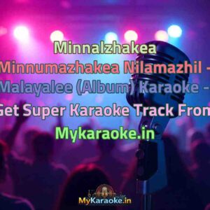 Minnalzhakea Minnumazhakea Nilamazhil - Malayalee (Album)  Karaoke - Get Super Karaoke Track from Mykaraoke.in