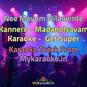 Nee Mayum Nilaavinte Kannero - Madanolsavam  Karaoke - Get Super Karaoke Track from Mykaraoke.in