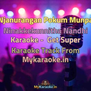 Njanurangan Pokum Munpa Ninakkekunnitha Nandhi  Karaoke - Get Super Karaoke Track from Mykaraoke.in