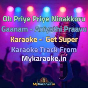 Oh Priye Priye Ninakkoru Gaanam - Aniyathi Praavu  Karaoke - Get Super Karaoke Track from Mykaraoke.in