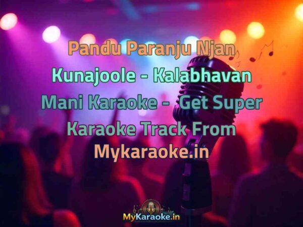 Pandu Paranju Njan Kunajoole - Kalabhavan Mani  Karaoke - Get Super Karaoke Track from Mykaraoke.in
