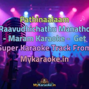 Pathinaalaam Raavudhichathu Manatho - Maram  Karaoke - Get Super Karaoke Track from Mykaraoke.in