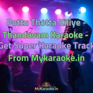 Pottu Thotta Kiliye - Thandavam  Karaoke - Get Super Karaoke Track from Mykaraoke.in
