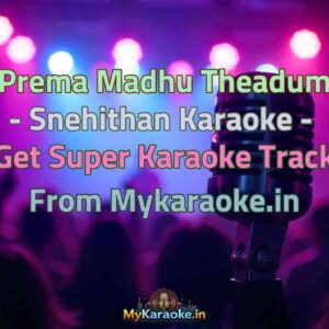 Prema Madhu Theadum - Snehithan  Karaoke - Get Super Karaoke Track from Mykaraoke.in
