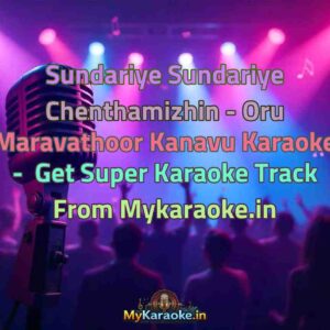 Sundariye Sundariye Chenthamizhin - Oru Maravathoor Kanavu  Karaoke - Get Super Karaoke Track from Mykaraoke.in