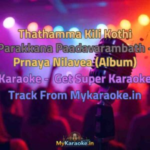 Thathamma Kili Kothi Parakkana Paadavarambath - Prnaya Nilavea (Album)  Karaoke - Get Super Karaoke Track from Mykaraoke.in