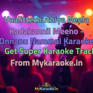 Vaalittezhuthiya Neela Kadakannil Meeno - Onnanu Nammal  Karaoke - Get Super Karaoke Track from Mykaraoke.in